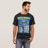 T-SHIRT F/A-18E SUPER HORNET (Devant entier)
