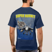 T-SHIRT F/A-18E SUPER HORNET (Dos)
