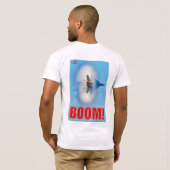 T-SHIRT F/A-18E SUPER HORNET - BOOM ! (Dos entier)
