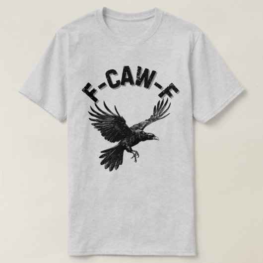 T-shirt F CAW F Corbeau (Design devant)