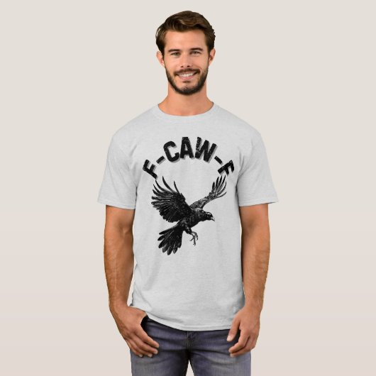T-shirt F CAW F Corbeau (Devant entier)