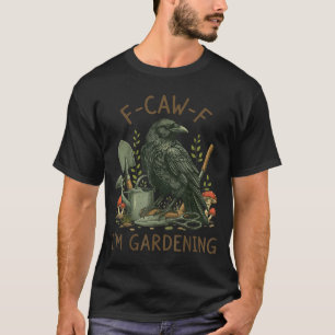 T-shirt F-caw-f Corbeau Corneille Oiseau Drôle Humour Je f