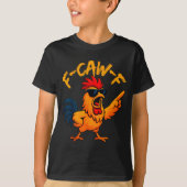 T-shirt F Caw F Rooster Funny Bird Fcawf Chicken Whisperer (Devant)