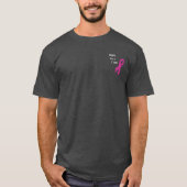 T-shirt F#CK CANCER...Cancer du sein (Devant)