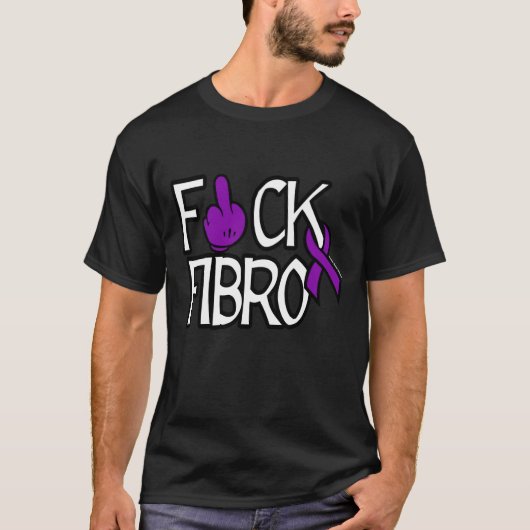 T-SHIRT F#CK FIBRO (Devant)