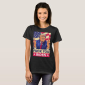 T-shirt F%ck Vous Avez Biden Funny Trump (Devant entier)