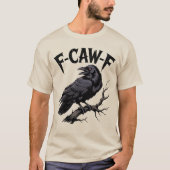 T-shirt F corbeau F Corbeau (Devant)