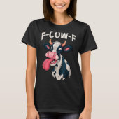 T-shirt F-cow-f Funny Meme Fcowf Cow Men Women (Devant)