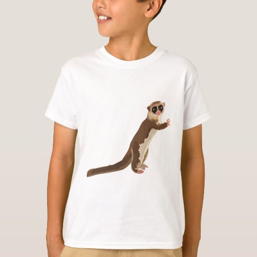 T-shirt F est pour Fat Tail Nwarf Lemur (Devant)