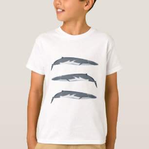 T-shirt F est pour Fin Whale