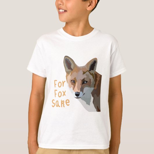 T-shirt F est pour Fox (Devant)