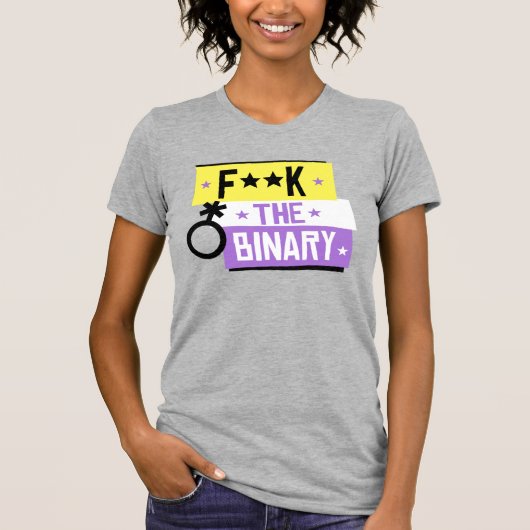 T-shirt F le Binaire (Devant)