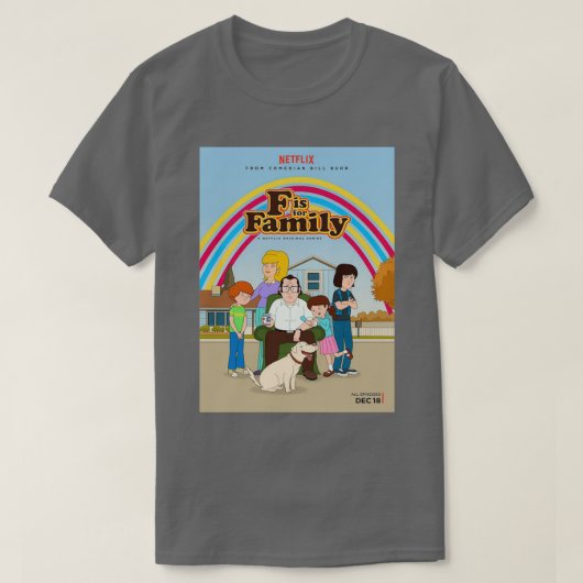 T-shirt f pour la famille 3  (Design devant)