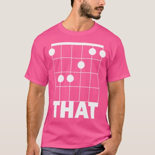 T-shirt F That Funny Guitar Chord (Devant)