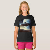 T-shirt F. vaisseau spatial orbitant 2 (Devant entier)