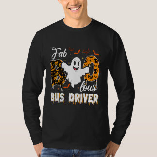 T-shirt Fa Boo Lous Bus Driver Cute Ghost Halloween