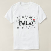 T-shirt Fa La 8 Math Enseignant Noël Santa Hat Funny Xma (Design devant)