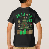 T-shirt Fa La La Fun Art numérique Design (Dos)
