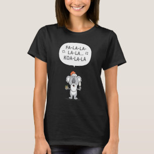 T-shirt Fa La La La La Koala La La Cute Correspondance De