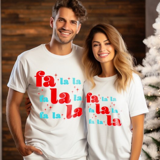 T-shirt Fa La La Noël