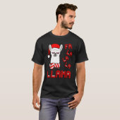 T-shirt Fa La Llama Shirt, Funny Llama Christmas Pajama (Devant entier)