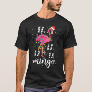 T-shirt Fa La Mingo Flamingo For Christmas Xmas Paja
