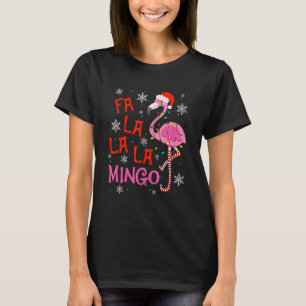 T-shirt Fa La Mingo Flamingo For Christmas Xmas Paja