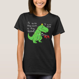 T-shirt Fa Ra Ra Rawr Noël Dinosaure Drôle Avec Xma