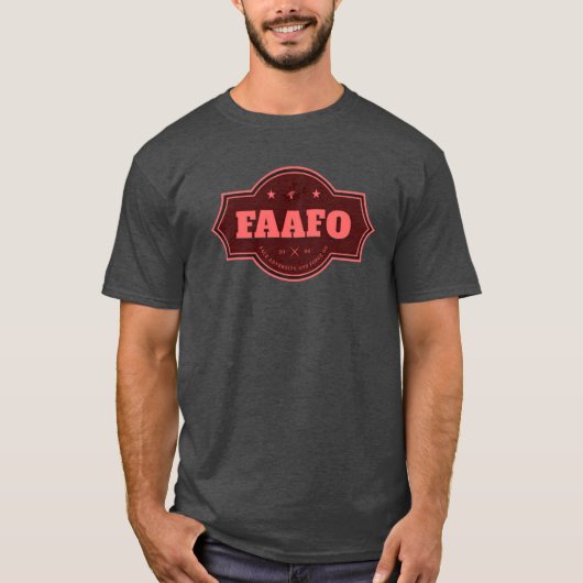 T-shirt FAAFO : gras et sans excuses (Devant)