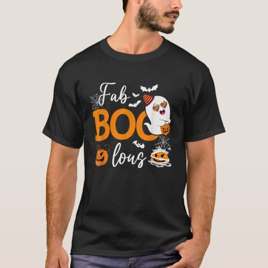 T-shirt Fab Boo Lous Cute Ghost Halloween (Devant)