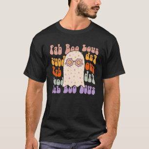 T-shirt Fab Boo Lous Ghost Retro Halloween mignon Éffrayan