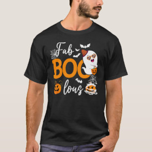 T-shirt Fab Boo Lous Saison effrayante Halloween Goule Fa