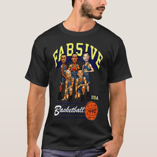 T-shirt Fab Five Michigan (Devant)