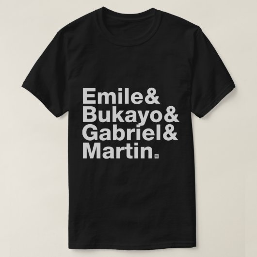 T-shirt Fab Quatre Type Blanc (Design devant)