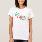 T-shirt Fab Yule Ous | Fabuleux Noël élégant Fun Fab (Devant)