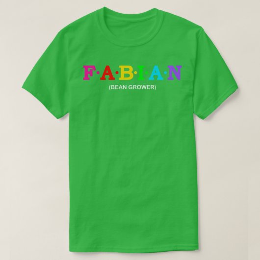 T-shirt Fabian Bean Grower (Design devant)