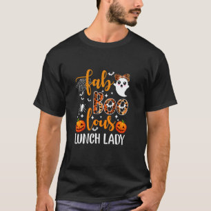 T-shirt Fabole Déjeuner Lady Drôle Déjeuner Lady Halloween