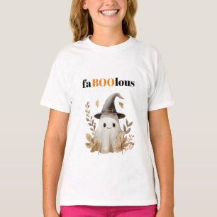 T-shirt FaBOOlous Kid's mignon sorcière fantôme