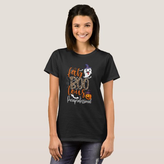 T-shirt Faboolous Paraprofessional Para Squad Happy Hallow (Devant entier)