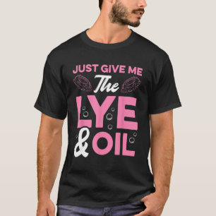 T-shirt Fabrication de savon pour la machine à savon savon