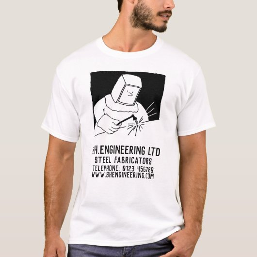 T-shirt Fabrication ou fabrication d'acier (Devant)