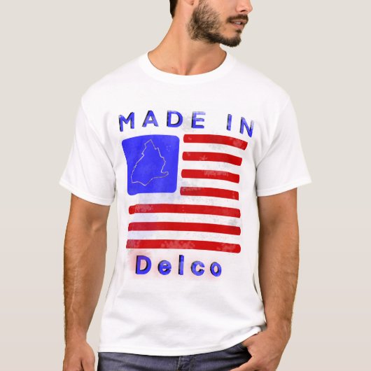 T-shirt Fabriqué à Delco (Devant)