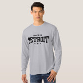 T-shirt Fabriqué À Détroit (Devant entier)