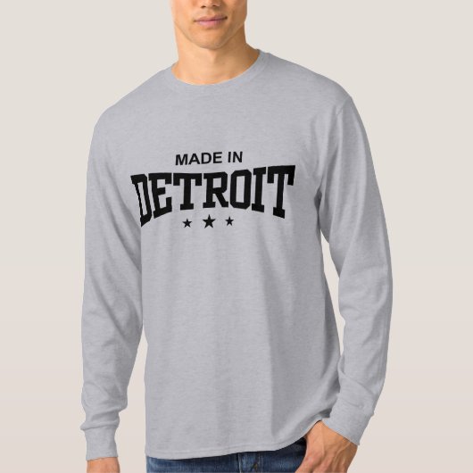 T-shirt Fabriqué À Détroit (Devant)