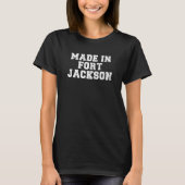 T-shirt Fabriqué À Fort Jackson Basic Boot Camp Olive Drab (Devant)