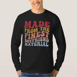 T-shirt Fabriqué À Partir Du Meilleur Matériel Boyfriend F