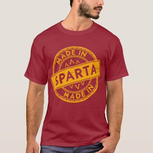 T-shirt Fabriqué à Sparta Mono (Devant)