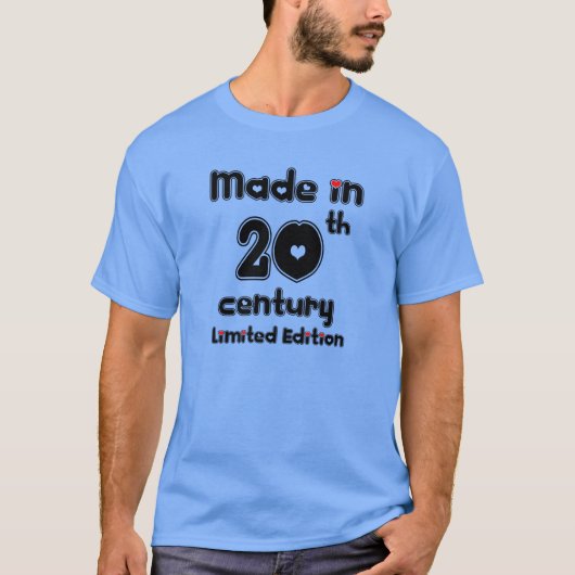 T-shirt Fabriqué au 20ème siècle (Devant)