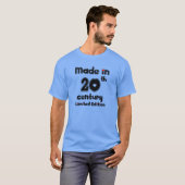 T-shirt Fabriqué au 20ème siècle (Devant entier)