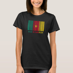 T-shirt Fabriqué au Cameroun Indicateur Code à barres